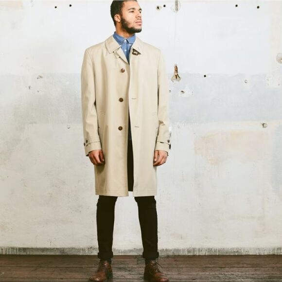 London Fog Single Breasted Trench Coat Removable Fleece Lining 40 - Picture 6 of 16